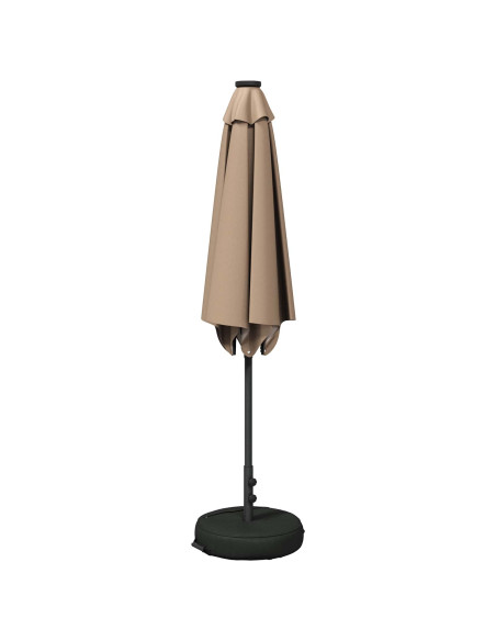 Parasol da Giardino con Luci LED 270 x 270 cm Poliestere