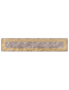 Runner Tappeto MARSA Grigio 50 x 250 cm Poliestere e PVC 2