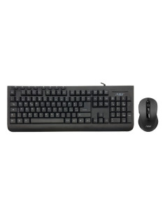 TASTIERA/MOUSE KIT USB PURE EVO BK 113TASTI MULTIMEDIA/MOUSE 6D ERGONO