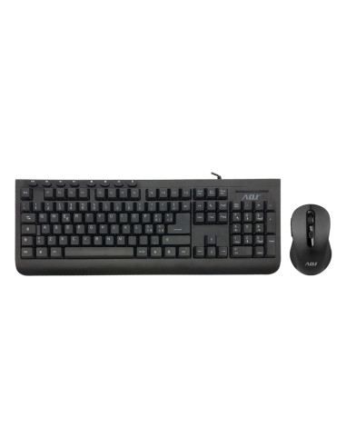 TASTIERA/MOUSE KIT USB PURE EVO BK 113TASTI MULTIMEDIA/MOUSE 6D ERGONO