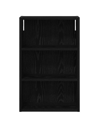 Armadio da bagno a muro Rovere Nero 40 x 16 x 62,5 cm