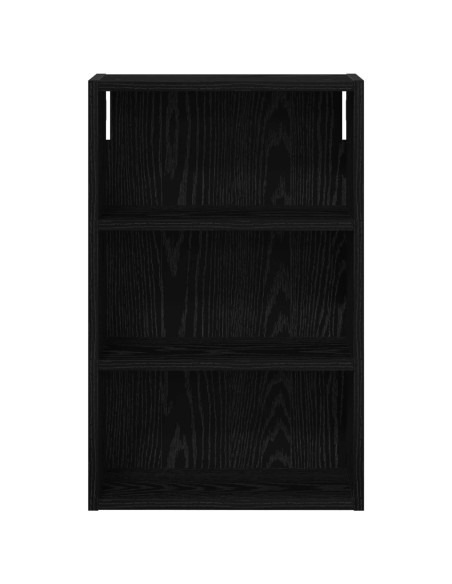 Armadio da bagno a muro Rovere Nero 40 x 16 x 62,5 cm
