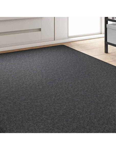 Runner in Moquette Grigio scuro 100 x 300 cm 100% Polipropilene