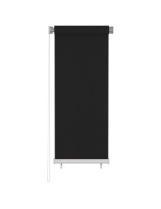 Tenda a Rullo per Esterni 60x140 cm Nera