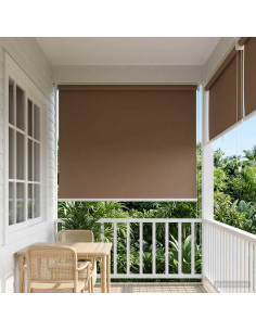 Voletta a rullo con protezione UV Tortora 60 x 230 cm
