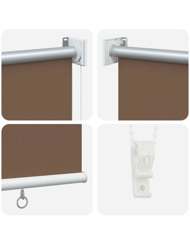 Voletta a rullo con protezione UV Tortora 120 x 140 cm