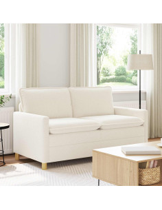 Divano Crema 156 x 81 x 87,5 cm Tessuto