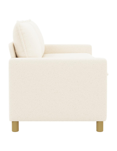 Divano Crema 156 x 81 x 87,5 cm Tessuto