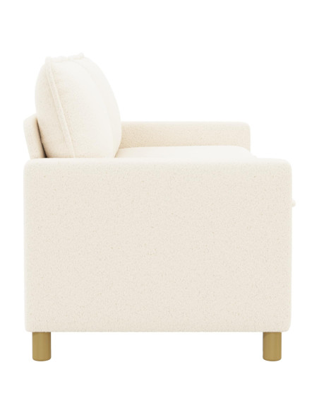 Divano Crema 156 x 81 x 87,5 cm Tessuto