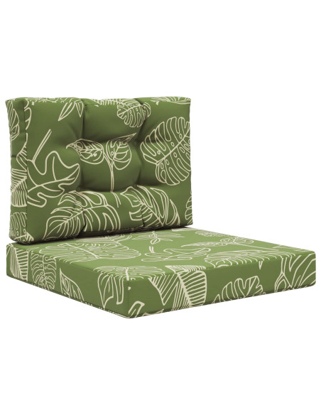 Cuscino per divano da esterno 2 pcs Design a foglia Poliestere