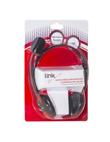 CUFFIA CON MICROFONO USB