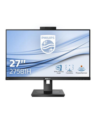 PHILIPS MONITOR 27 LED IPS 16:9 2K 4MS 300 CDM, WEBCAM DVI/DP/HDMI, PIVOT, MULTIMEDIALE