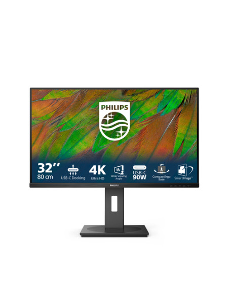 PHILIPS MONITOR 32 LED VA 4K UHD 16:9 4MS 350 CDM, PIVOT, DP/HDMI, MULTIMEDIALE