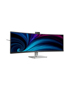 PHILIPS MONITOR CURVO 49 LED VA DUAL QHD 32:9 4MS 450 CDM, USB-C DOCK, WEBCAM, REG ALTEZZA, DP/HDMI, MULTIMEDIALE