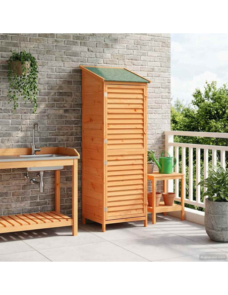 Capanno da Giardino Marrone 59 x 56 x 176 cm