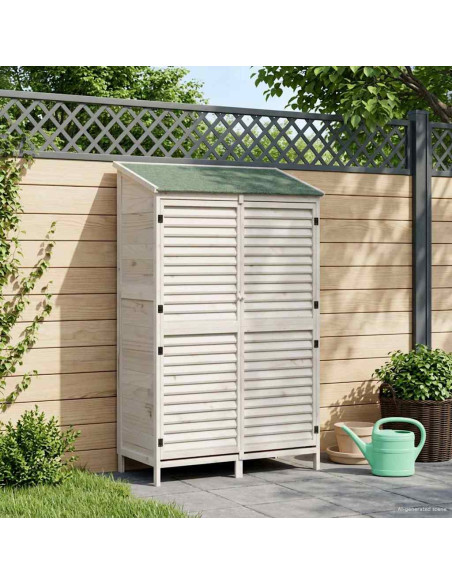 Capanno da Giardino Bianco 106 x 56 x 176,5 cm