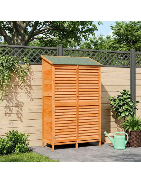 Capanno da Giardino Marrone 106 x 56 x 176,5 cm