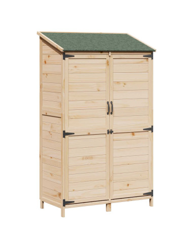 Capanno da Giardino Naturale 106,5 x 56 x 176 cm
