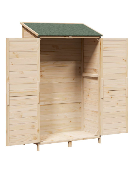 Capanno da Giardino Naturale 106,5 x 56 x 176 cm