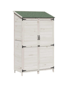 Capanno da Giardino Bianco 106,5 x 56 x 176 cm 2