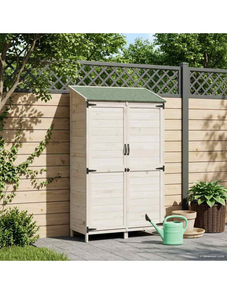 Capanno da Giardino Bianco 106,5 x 56 x 176 cm