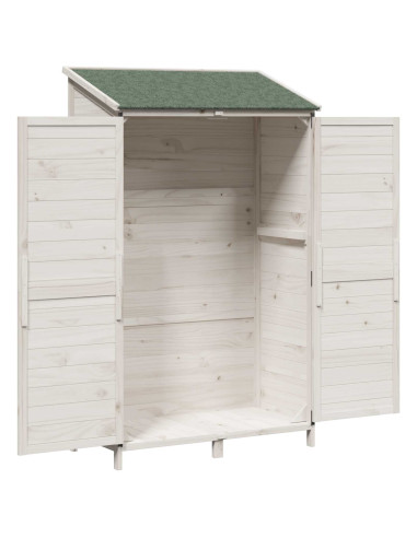 Capanno da Giardino Bianco 106,5 x 56 x 176 cm