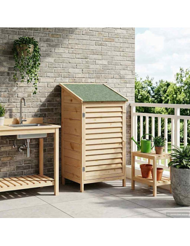 Capanno da Giardino Naturale 59 x 56 x 113,5 cm