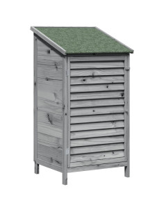 Capanno da Giardino Grigio 59 x 56 x 113,5 cm 2