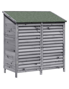 Capanno da Giardino Grigio 106 x 56 x 113,5 cm 2