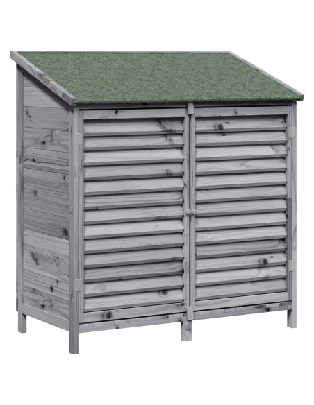 Capanno da Giardino Grigio 106 x 56 x 113,5 cm