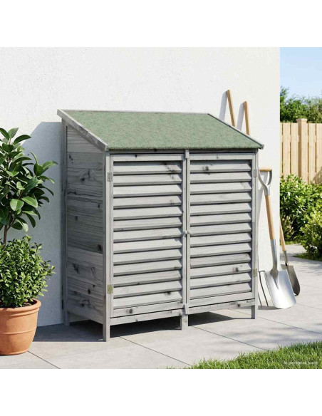Capanno da Giardino Grigio 106 x 56 x 113,5 cm