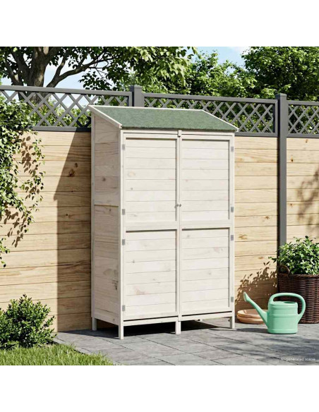 Capanno da Giardino Bianco 106 x 56 x 176,5 cm