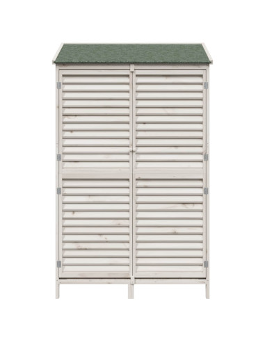 Capanno da Giardino Bianco 106 x 56 x 176,5 cm