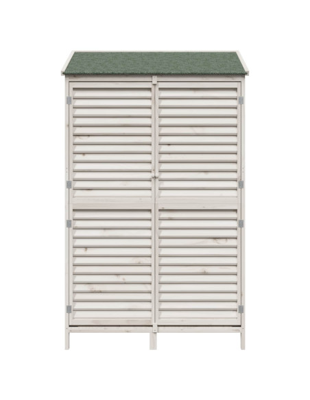 Capanno da Giardino Bianco 106 x 56 x 176,5 cm