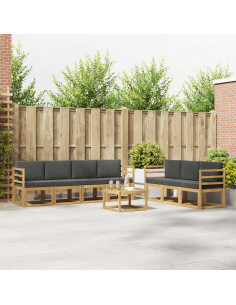 Set di divani da esterno 7 pcs