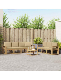 Set di divani da esterno 7 pcs