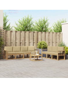 Set di divani da esterno 7 pcs