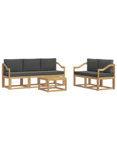 Set di divani da esterno 6 pcs 2