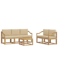 Set di divani da esterno 6 pcs 2