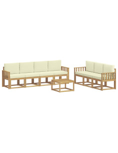 Set di divani da esterno 7 pcs 2