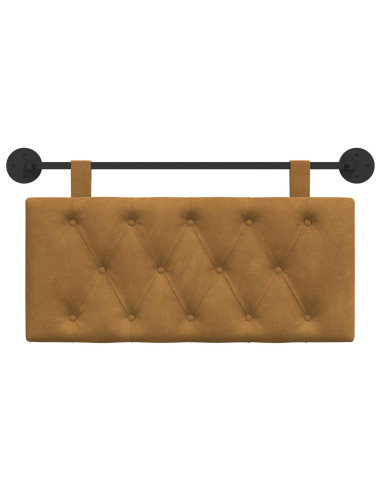 Testata appesa Marrone 100 x 55 x 7 cm Velluto