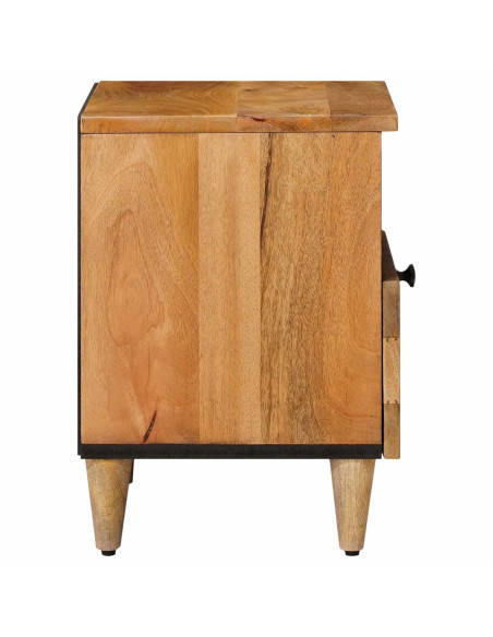 Armadio da Notte con cassetto 2 pcs Naturale 40 x 33 x 46 cm