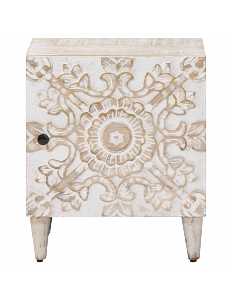 Armadio da Notte 2 pcs Bianco 40 x 33,5 x 46 cm
