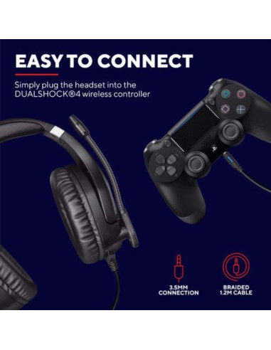 GXT 488 FORZE-G PS4 HEADSET BLACK
