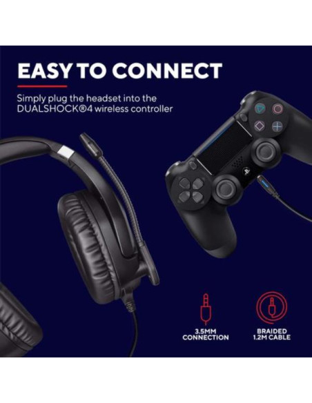 GXT 488 FORZE-G PS4 HEADSET BLACK