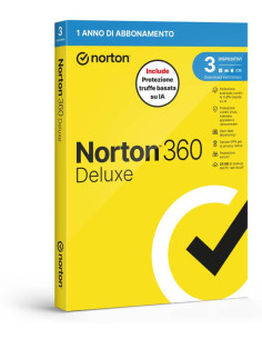 ANTIVIRUS DELUXE 2026 3DEV 25GB 12M NORTON DELUXE  ANTITRUFFA 3D1Y25G
