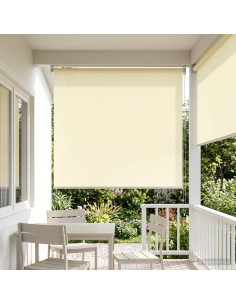 Voletta a rullo con protezione UV Crema 120 x 230 cm Poliestere