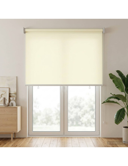 Voletta a rullo con protezione UV Crema 60 x 230 cm Poliestere