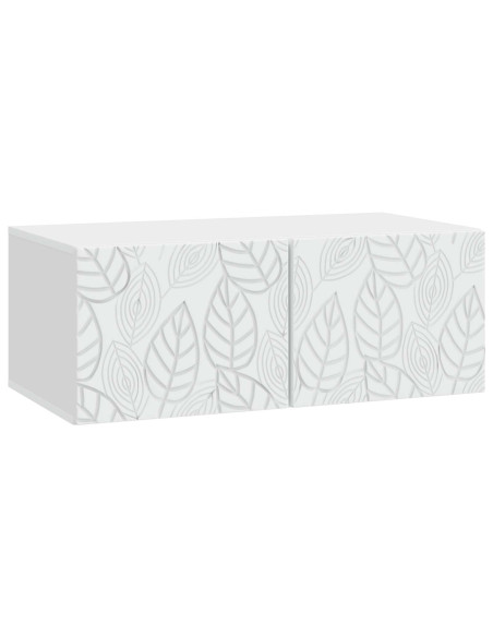 Mobile Porta TV da Muro 78,5 x 31 cm Bianco