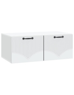 Mobile Porta TV da Muro Bianco 78,5 x 41 x 30 cm
